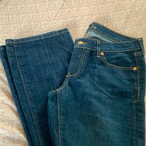 Old navy the diva 5 pocket zipper denim straight leg  jeans size 10